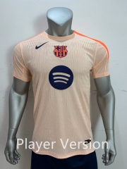 Player Version 26-27 Barcelona Light Orange Thailand Soccer Training Jersey AAA-3511