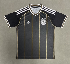 (S-4XL) 26-27 Germany 3rd Away Black Thailand Soccer Jersey AAA