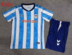 26-27 Coventry City Home Blue&White Kids/Youth Soccer Uniform-7809