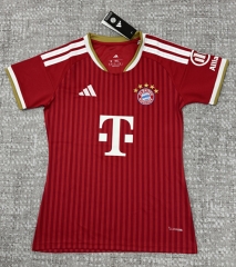 26-27 Bayern München Home Red Women Thailand Soccer Jersey AAA-4506