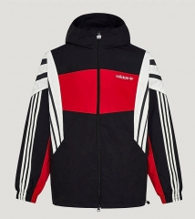 26-27 Adidas Red&Black Thailand Trench Coat-1836