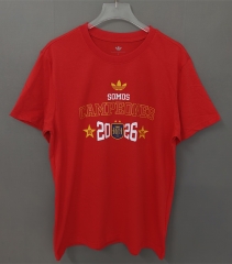 26-27 Spain Red Cotton T-shirt-LH