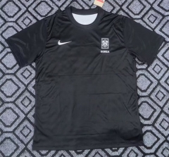 (S-4XL) 26-27 Korea Black Thailand Training Soccer Jersey-9070