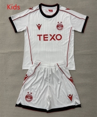 26-27 Aberdeen Away White Kids/Youth Soccer Uniform-AY