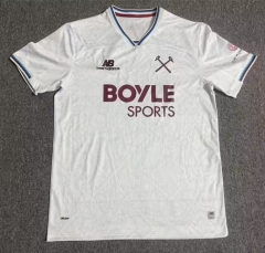 (S-4XL) 26-27 West Ham United Away White Thailand Soccer Jersey AAA-8025