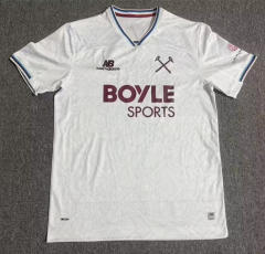 (S-4XL) 26-27 West Ham United Away White Thailand Soccer Jersey AAA-8025