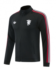 26-27 Manchester United Black Thailand Soccer Jacket-LH