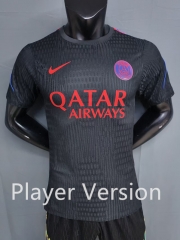 (S-3XL) Player Version 26-27 PSG Black Thailand Training Soccer Jersey AAA-9926