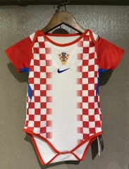 26-27 Croatia Home Red&White Baby Soccer Uniform-CS