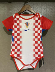 26-27 Croatia Home Red&White Baby Soccer Uniform-CS