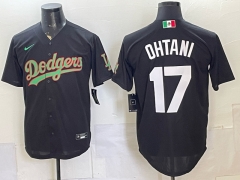 Los Angeles Dodgers #17 Black MLB Jersey-0840