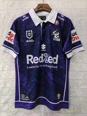(S-7XL) 2026 Melbourne Purple&Blue Rugby Shirts