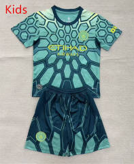 26-27 Manchester City Goalkeeper Green Kid/Youth Soccer Uniform-AY