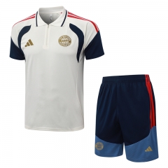 26-27 Bayern München Beige Thailand Polo Uniform-815