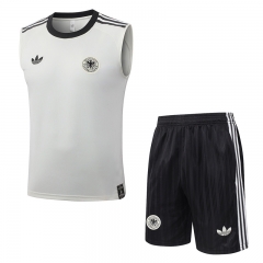 26-27 Germany Beige Thailand Soccer Vest Tracksuit-815
