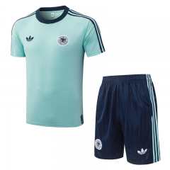 26-27 Germany Light Green Short-Sleeve Thailand Soccer Tracksuit-815
