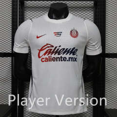 (S-3XL) Player Version 26-27 Deportivo Guadalajara Away White Thailand Soccer Jersey AAA-888