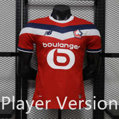 Player Version 26-27 Lille Olympique Home Red Thailand Soccer Jersey AAA-888