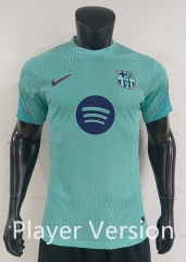 Player Version 26-27 Barcelona Laker Green Thailand Soccer Training Jersey AAA-0871