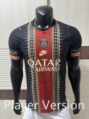 Player Version 26-27 Special Version PSG Black Thailand Soccer Jersey AAA-4691