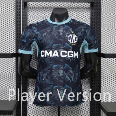 Player Version 26-27 Olympique de Marseille Away Royal Blue Thailand Soccer Jersey AAA-888