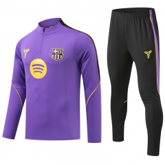 26-27 Barcelona Purple Thailand Soccer Tracksuit-GDP