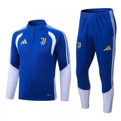 26-27 Juventus Color Blue Thailand Soccer Tracksuit Uniform-0199