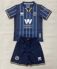 26-27 Millwall Home Royal Blue Soccer Uniform-AY