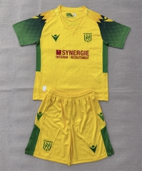 26-27 Nantes Home Yellow Soccer Uniform-AY
