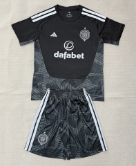 26-27 Celtic Goalkeeper Black Soccer Uniform-AY