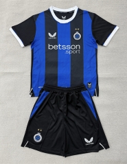 26-27 Club Brugge Home Blue&Black Soccer Uniform-AY
