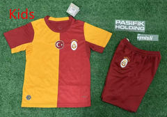 26-27 Galatasaray S.K Home Red&Yellow Kids/Youth Soccer Uniform-7309