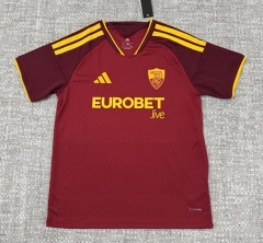 (S-4XL) 26-27 Roma Home Red Thailand Soccer Jersey AAA-4506