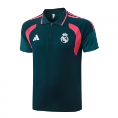 26-27 Real Madrid Dark Green Thailand Polo Shirt-815