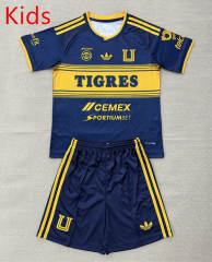 26-27 Tigres UANL Away Blue Kid/Youth Soccer Uniform-AY