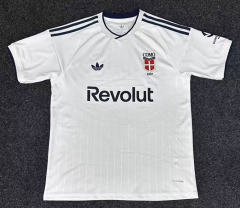 (S-4XL) 26-27 Como Away White Thailand Soccer Jersey AAA-6032
