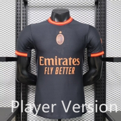 Player Version 26-27 AC Milan 2nd Away Black Thailand Soccer Jersey AAA-888