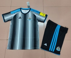 26-27 Newcastle United Home Black&White Soccer Uniform-718