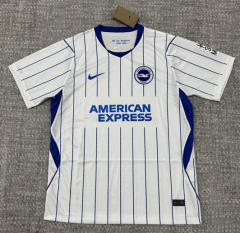 (S-4XL) 26-27 Brighton & Hove Albion Away White Thailand Soccer Jersey AAA-4506