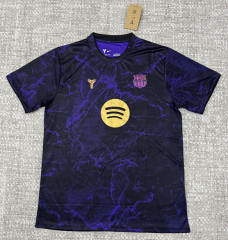 (S-4XL) 26-27 Barcelona Black&Purple Thailand Soccer Training Jersey AAA-4506