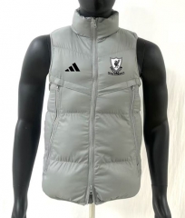 26-27 Liverpool Light Grey Cotton Padded Vest-8268