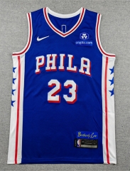 Philadelphia 76ers #23 Blue NBA Jersey-1380