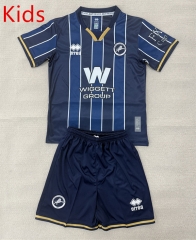 26-27 Millwall Home Royal Blue Kid/Youth Soccer Uniform-AY