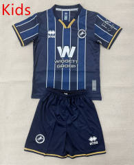 26-27 Millwall Home Royal Blue Kid/Youth Soccer Uniform-AY