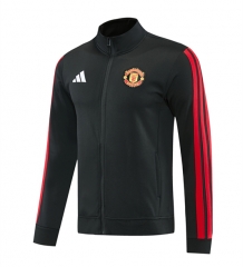 26-27 Manchester United Black Thailand Soccer Jacket-LH