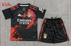 26-27 Benfica 2nd Away Black Kid/Youth Soccer Uniform-3162