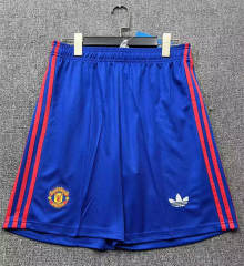 26-27 Manchester United Away Blue Thailand Soccer Shorts