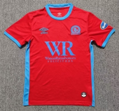 (S-4XL) 26-27 Blackburn Rovers Away Red Thailand Soccer Jersey AAA-8025