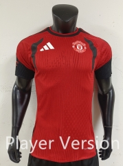 Player Version 26-27 Manchester United Red Thailand Training Jersey AAA-0871