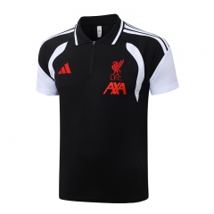 26-27 Liverpool Black Thailand Polo Shirt-815